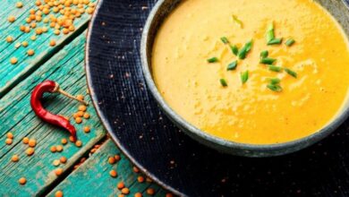شوربة عدس سهلة